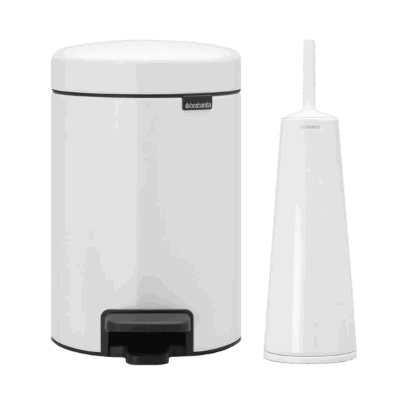 ست ۳ لیتر و توالت شو سفید برابانتیا brabantia