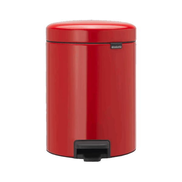 سطل زباله 5 لیتر پدالی قرمز برابانتیا brabantia