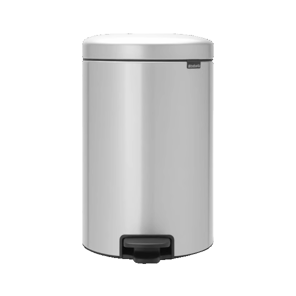 سطل زباله 20 لیتر پدالی نقره ای برابانتیا brabantia