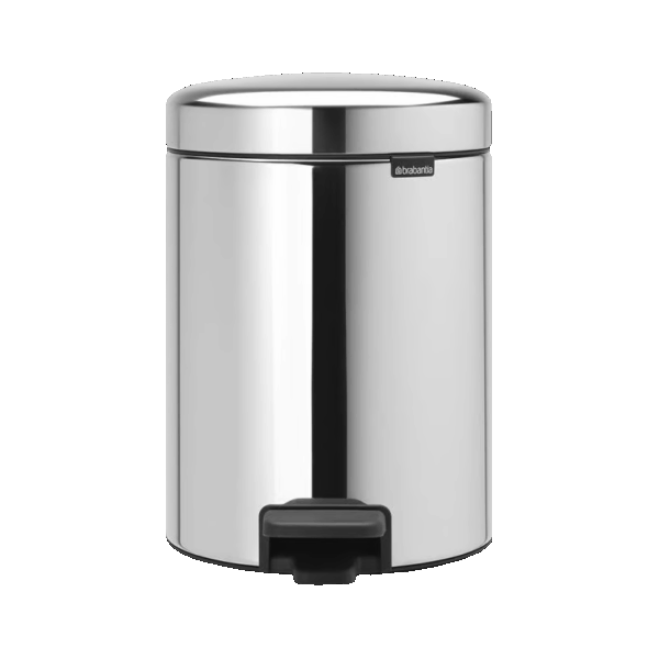 سطل زباله 5 لیتر پدالی استیل براق برابانتیا brabantia