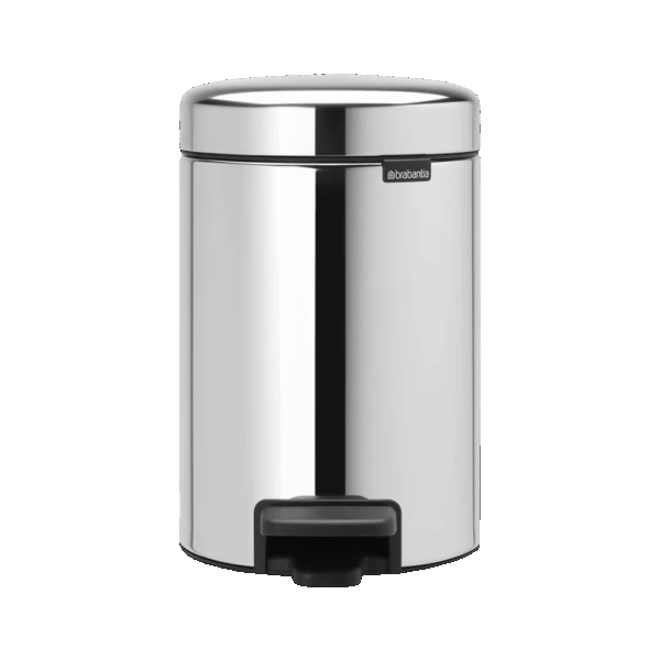 سطل زباله 3 لیتر پدالی استیل براق برابانتیا brabantia