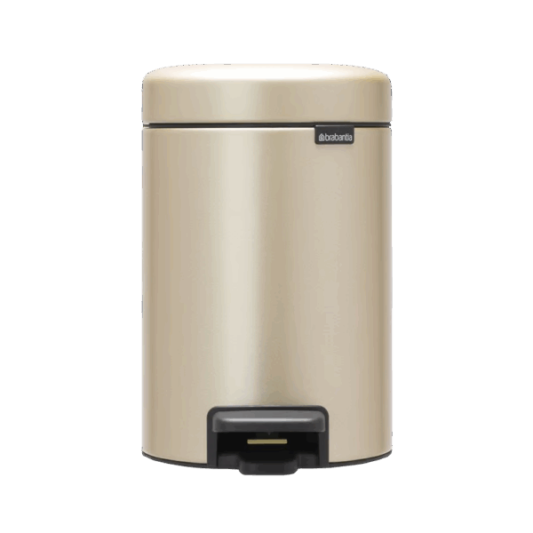 سطل زباله 3 لیتر پدالی طلایی برابانتیا brabantia
