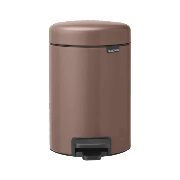 سطل زباله 3 لیتر پدالی قهوه ای برابانتیا brabantia