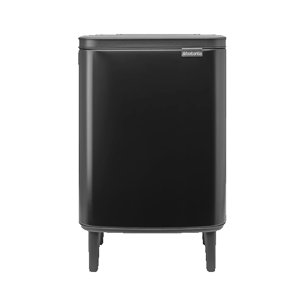سطل زباله 12 لیتر مشکی چهارپایه برابانتیا brabantia