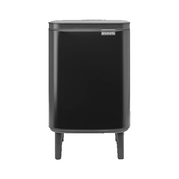 سطل زباله 7 لیتر مشکی چهارپایه برابانتیا brabantia