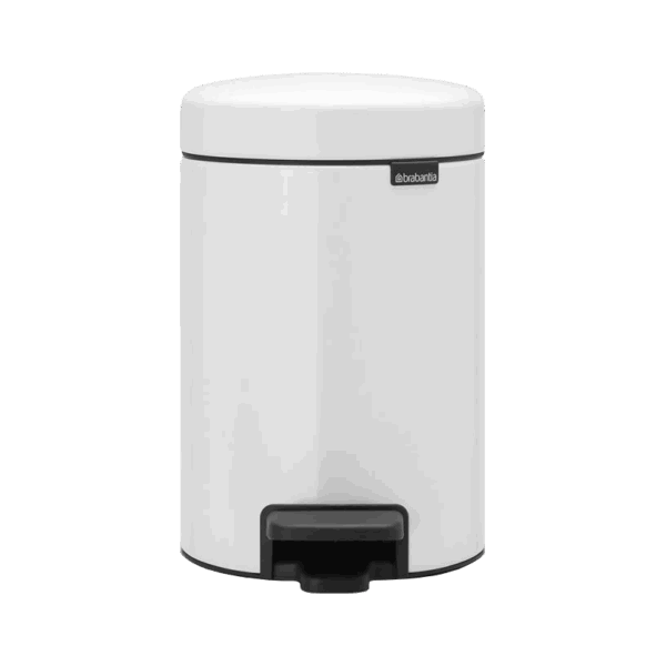 سطل زباله 3 لیتر پدالی سفید برابانتیا brabantia
