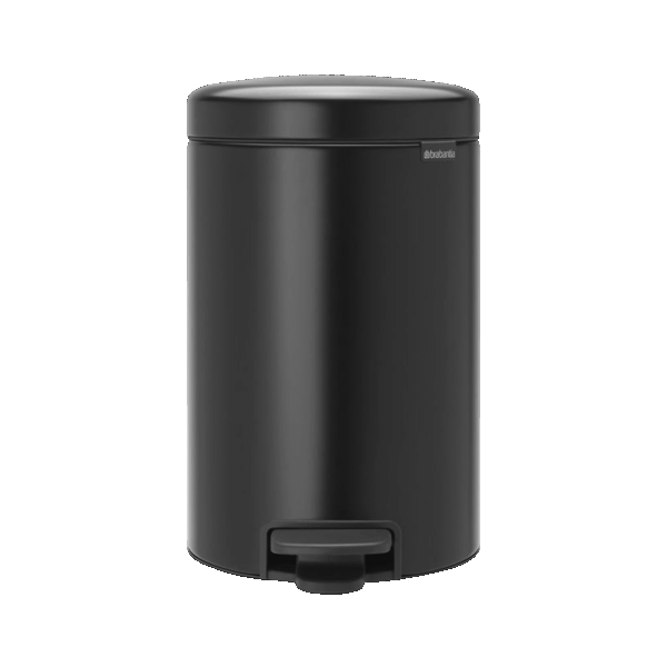سطل زباله 12 لیتر پدالی مشکی برابانتیا brabantia