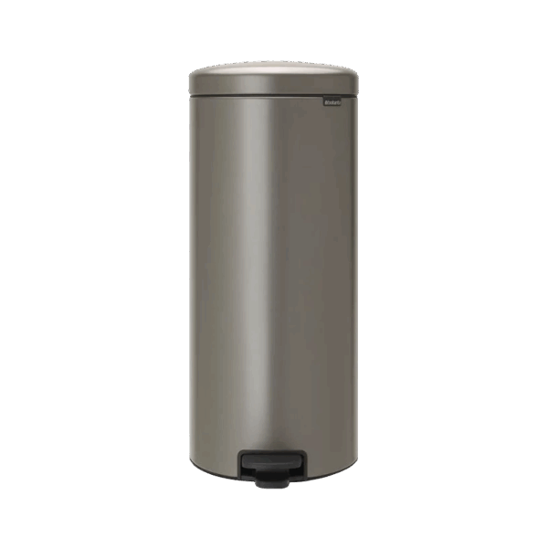 سطل زباله 30 لیتر پدالی پلاتینیوم برابانتیا brabantia