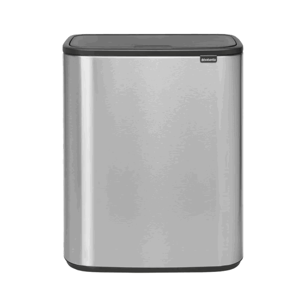 سطل زباله 60 لیتر استیل مات ضد اثر انگشت برابانتیا brabantia