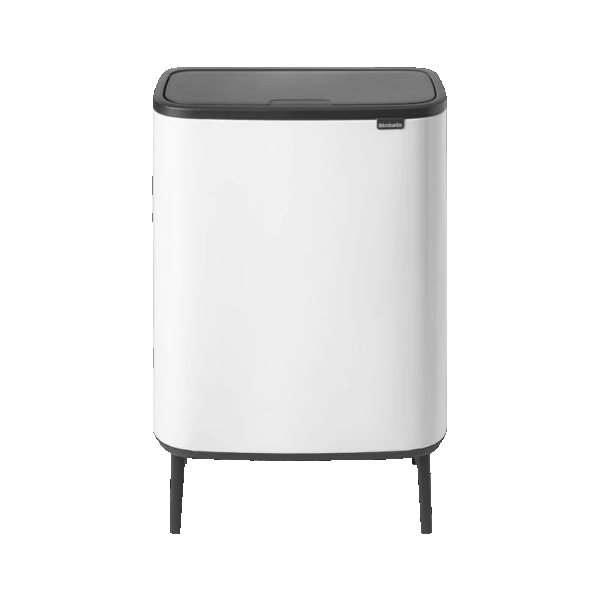 سطل زباله 30+30 لیتر چهارپایه سفید برابانتیا brabantia