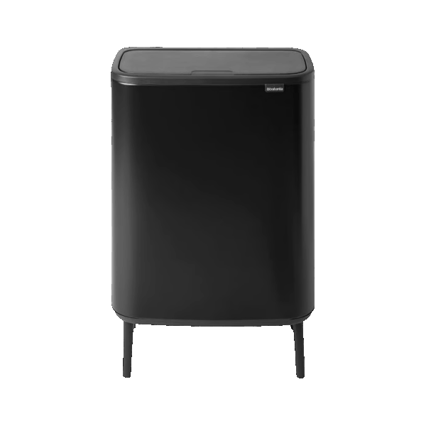 سطل زباله 60 لیتر چهارپایه مشکی برابانتیا brabantia