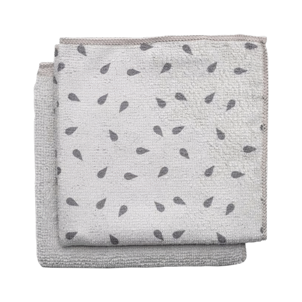 دستمال میکروفیبر ۲ عددی سفید برابانتیا brabantia