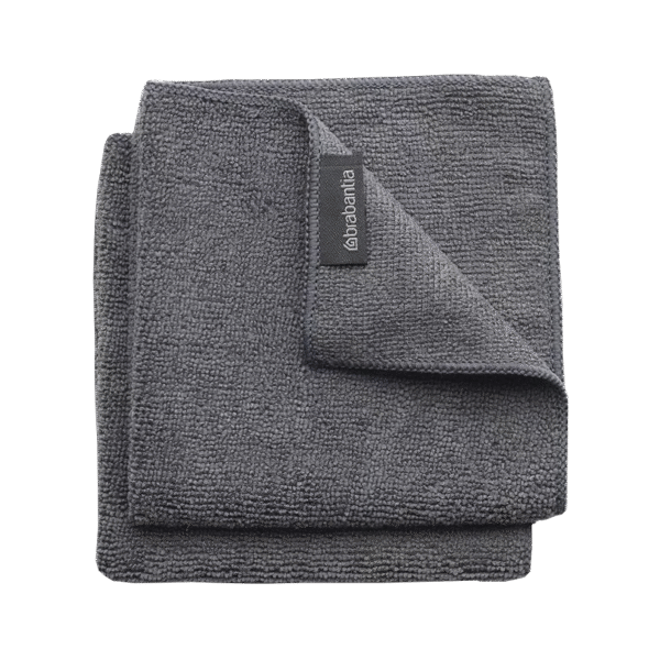 دستمال میکروفیبر ۲ عددی مشکی برابانتیا brabantia
