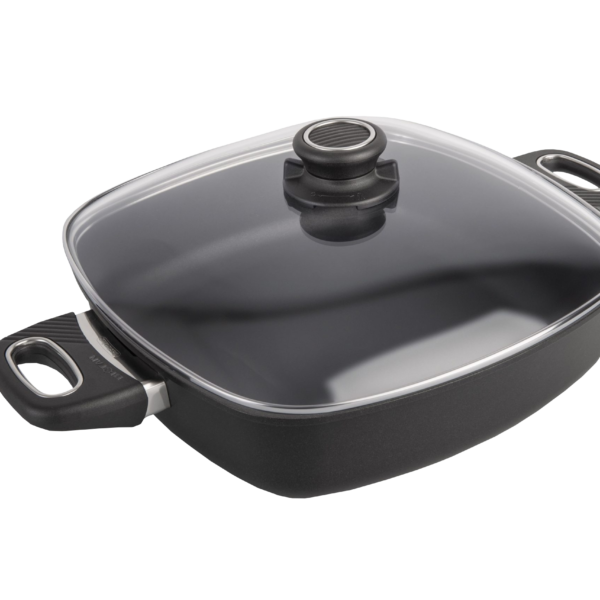 تابه دو دسته مربع سایز 28 دیواره کوتاه گاسترولوکس دانمارک Gastrolux 🇩🇰