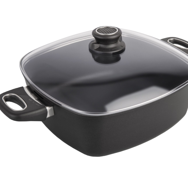 تابه دو دسته مربع سایز 28 دیواره بلند گاسترولوکس دانمارک Gastrolux 🇩🇰