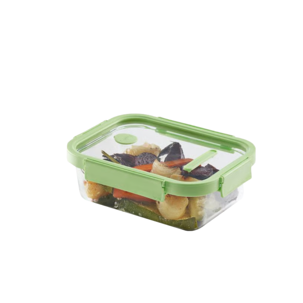 ظرف نگهدارنده شیشه ای مربع 1520 میلی لیتر لکوئه اسپانیا lekue 🇪🇸