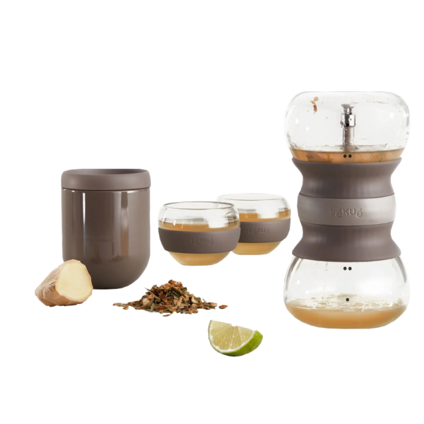 ست آرامش بخش چای و دمنوش لکوئه اسپانیا lekue 🇪🇸