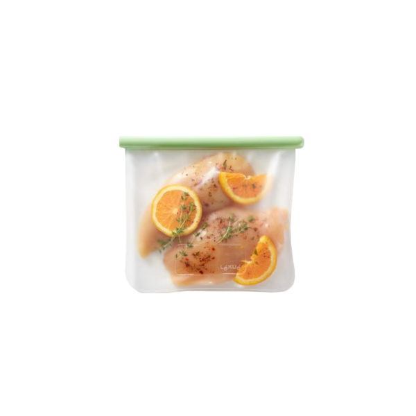 کیسه نگهدارنده سیلیکونی سایز Medium تخت لکوئه اسپانیا lekue 🇪🇸